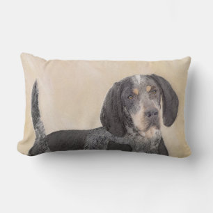 Bluetick Coonhound Painting - Niedlich Original Hu Lendenkissen