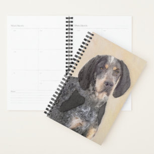 Bluetick Coonhound Painting - Niedlich Original Hu Planer
