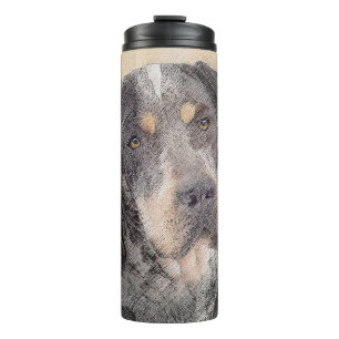 Bluetick Coonhound Painting - Niedlich Original Hu Thermosbecher
