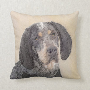 Bluetick Coonhound Painting - Niedliche Original H Kissen