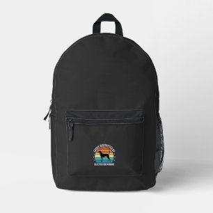 Bluetick Coonhound Retro Sonnenuntergang Hund Bedruckter Rucksack