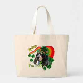 Bluetick Coonhound St Patricks Jumbo Stoffbeutel