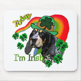 Bluetick Coonhound St Patricks Mousepad