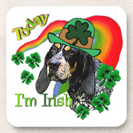 Bluetick Coonhound St Patricks Untersetzer
