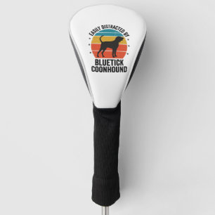 Bluetick Coonhound Vintage-Hundeliebhaber-Shirt-De Golf Headcover