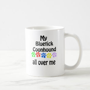 Bluetick Coonhound Walking Design Kaffeetasse