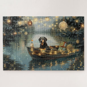 Bluetick Coonhound Weihnachtsfeiertage