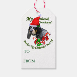 Bluetick Coonhound Weihnachtsgeschenke Tags Geschenkanhänger