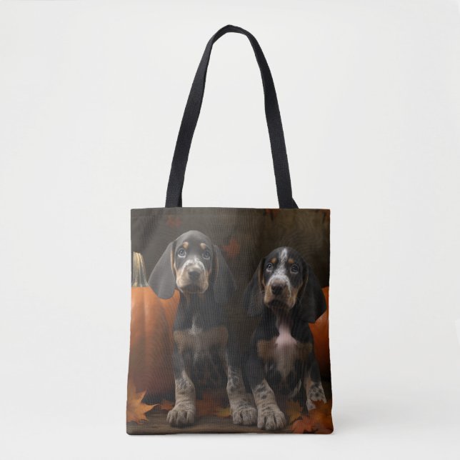 Bluetick Coonhound Welpe Herbst Delight Pumpen Tasche (Vorderseite)