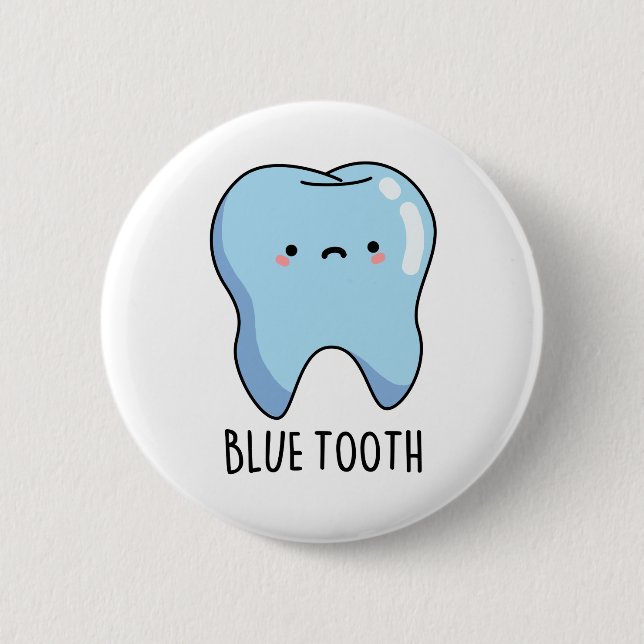 Bluetooth Lustiger Technischer Bluetooth-Wortwitz  Button (Vorderseite)