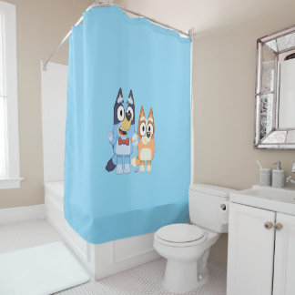 Bluey Shower Curtain Duschvorhang