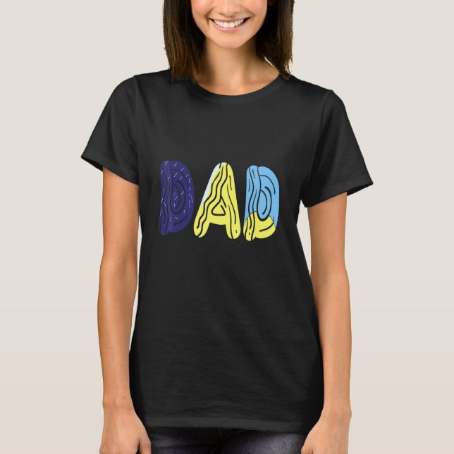 Bluey-Vater-Mum Liebe Vathers Day T-Shirt (Vorderseite)