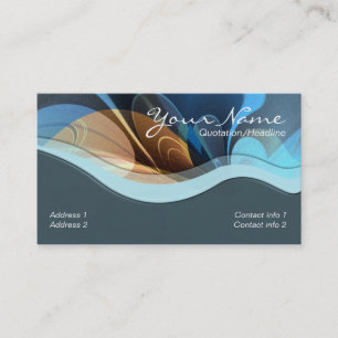 Bluezelly Business Card Visitenkarte