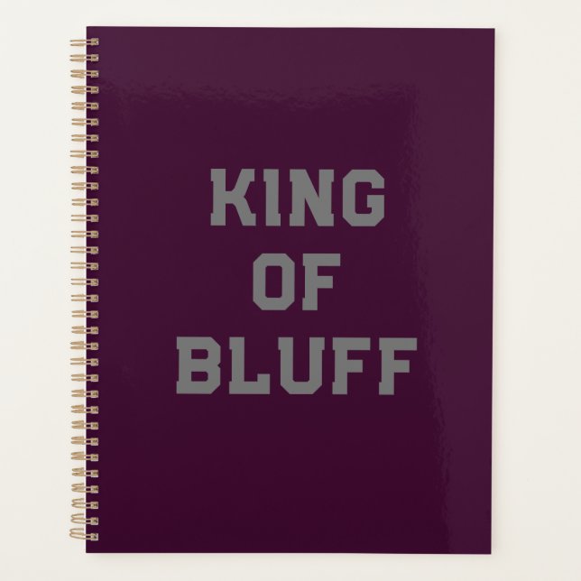 Bluff King Planner Planer (Vorderseite)