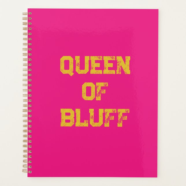 Bluff Queen Planner Planer (Vorderseite)