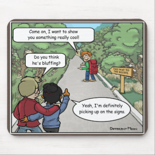 Bluffing Funny Mouse Pad Mousepad