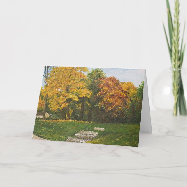 Bluffside dans la carte de voeux d'automne (Devant)