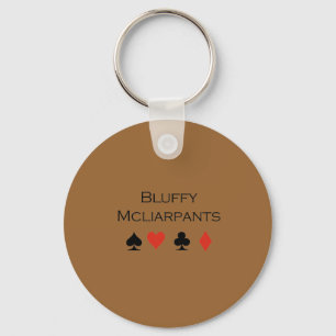Bluffy Mcliarpants T - Shirt Schlüsselanhänger