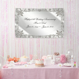 Blüh 60. Diamond Wedding Jubiläum Banner