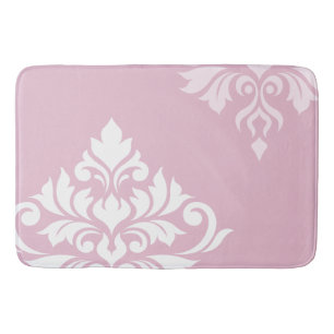 Blüh Damask Art II Pinks & White Badematte