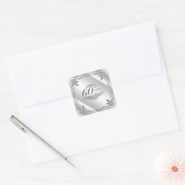 Blüh Diamond 60. Wedding Anniversary Stickers