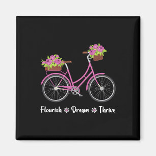 Blüh Dream Thrive Blumenbike Fahrrad Fahrrad Subti Magnet