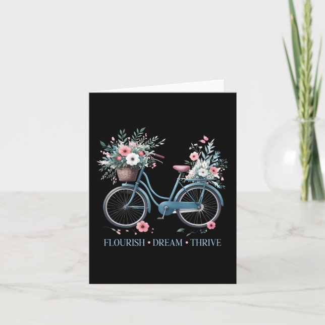 Blüh Dream Thrive Blumenbike Subtle 8647 Trum Karte (Vorderseite)