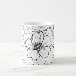 blühe Baby blühe Blumen Glitter Tasse Geschenk