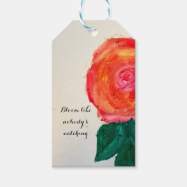 Blühe wie niemand zuschaut geschenkanhänger