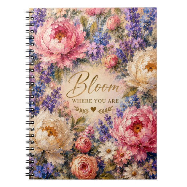 Blühe, wo du bist Buch (Vorderseite)