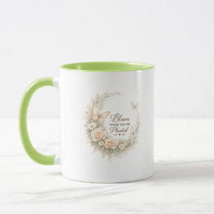 Blühe, wo du gepflanzt bist Blumen-Tasse Tasse