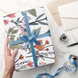 Blühe, wo du gepflanzt bist – Inspirierende Blumen Geschenkpapier