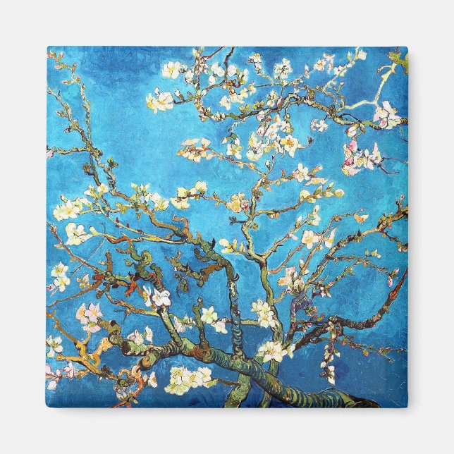 Blühen Almond Tree Van Gogh Kunst und Kultur Magnet (Vorne)