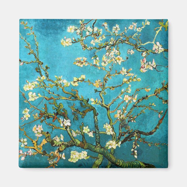 Blühen Almond Tree Van Gogh Kunst und Kultur Magnet (Vorne)