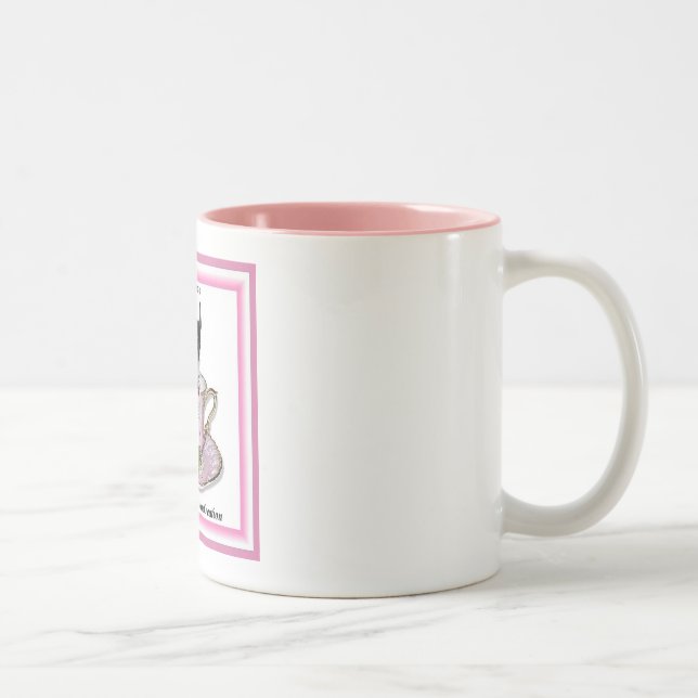Blühen eine mylittlechi.com-Schaffung Zweifarbige Tasse (Rechts)