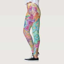 Blühen ganz über Leggings