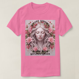 Blühen mit dem schönen Portrait-T - Shirt der Natu