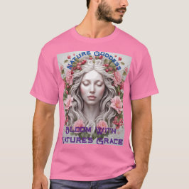 Blühen mit dem schönen Portrait-T - Shirt der Natu