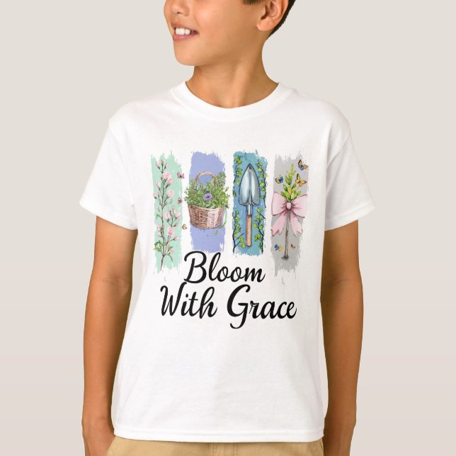 Blühen mit Grace Garden T-Shirt (Vorderseite)