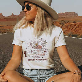 Blühen mit Grace - Motivierend Blumenangebot T-Shirt