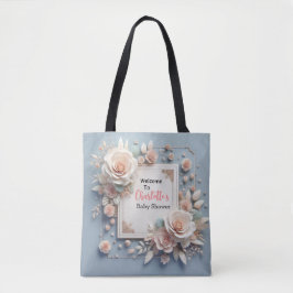 Blühen mit Liebe: Eine Begrüßungs-Baby-Dusche-Tasc Tasche