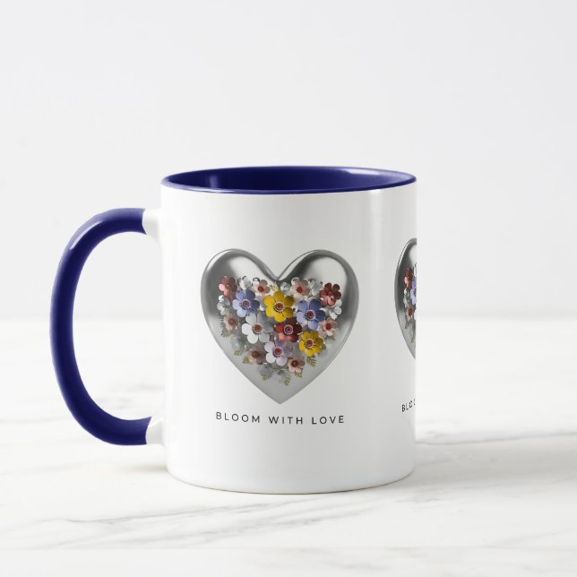 Blühen mit Liebe Tasse (Links)