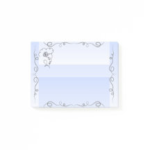 Blühen Schönheit Periwinkle Sticky Notes