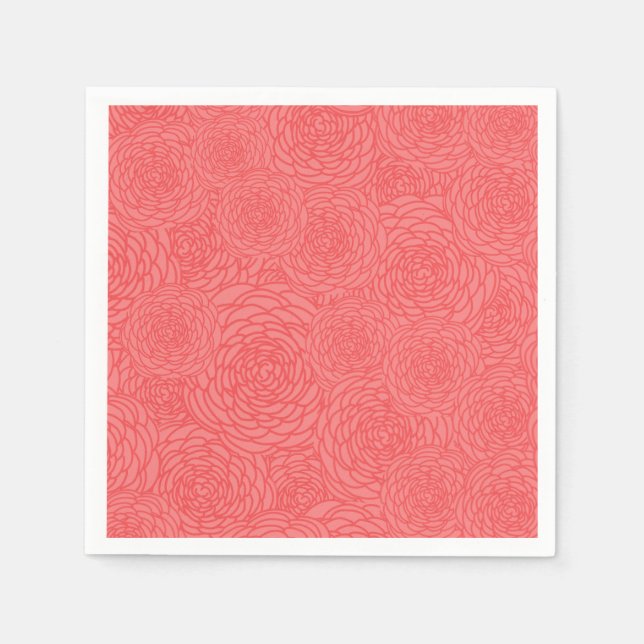 Blühen Serviette (Vorderseite)