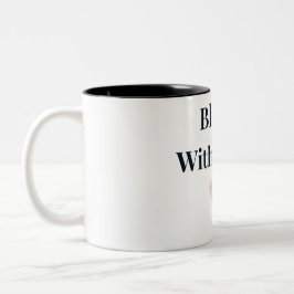 Blühen Sie mit Anmut Floraltasse Zweifarbige Tasse