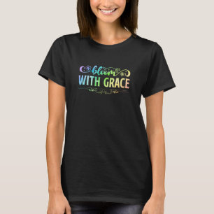 Blühen Sie mit Anmut Gärtner Botanischer Gartenpla T-Shirt