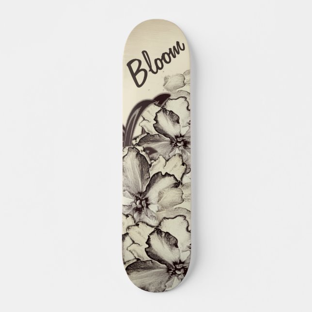 Blühen Skateboard (Vorne)