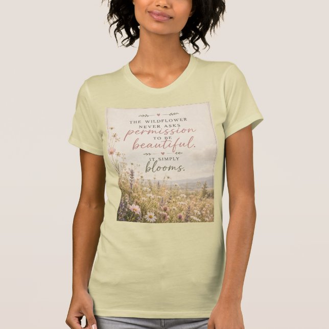 Blühen T-Shirt (Vorderseite)