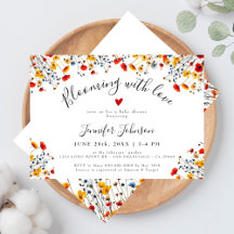 Blühend mit Liebe Chic Blumen Baby Shower