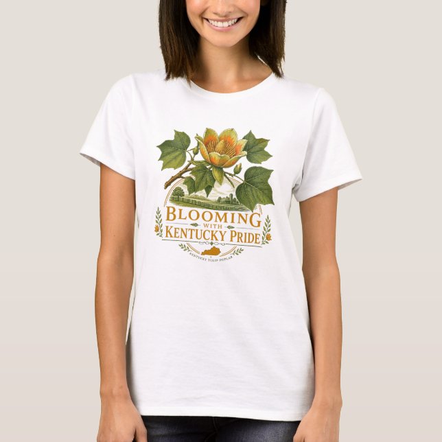 Blühend mit regionalem Stolz T-Shirt (Vorderseite)